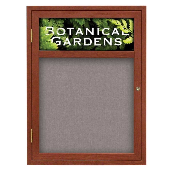Sliding Glass Door Radius Letterboard, 96"x48", Satin/Black